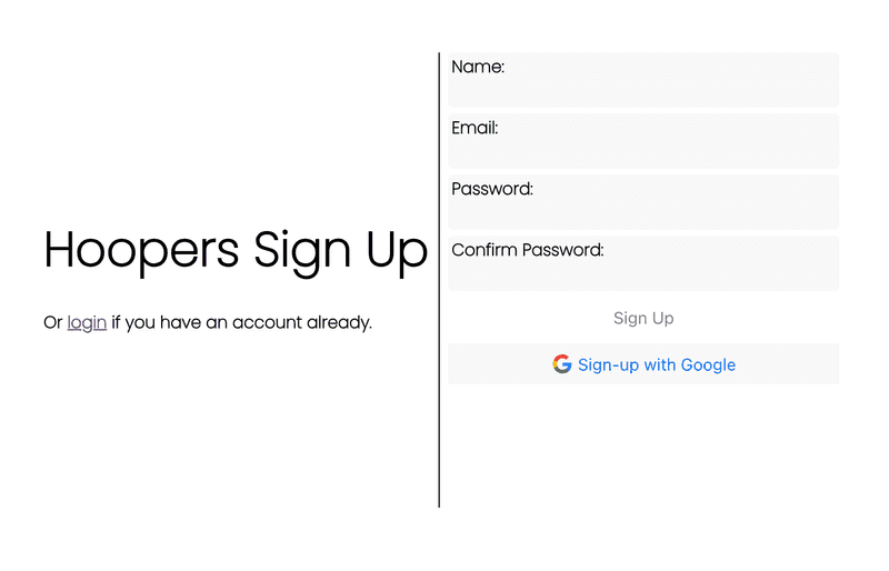 Signup