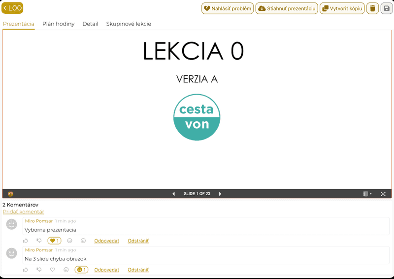 Komentare