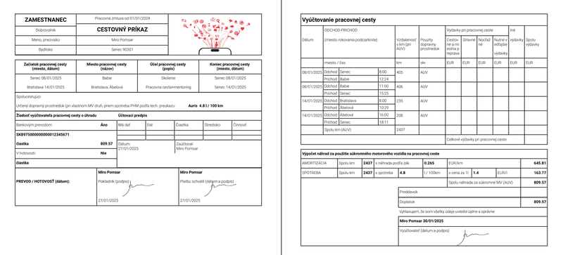 Cestovny prikaz Pdf