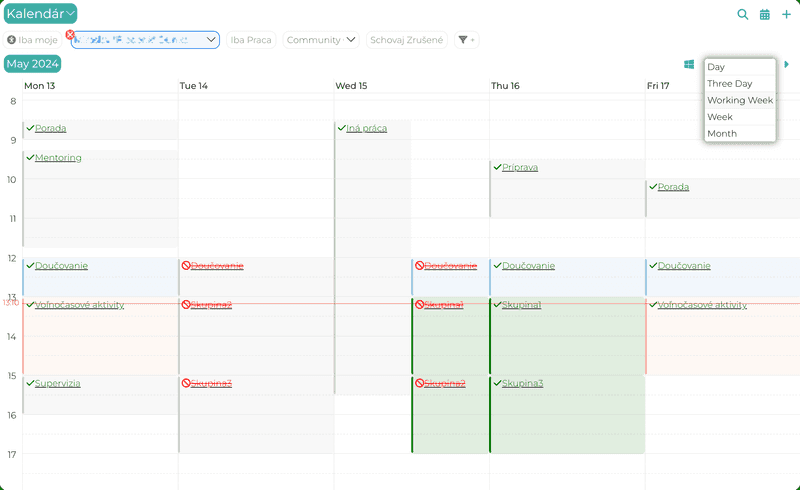 WeekCalendar