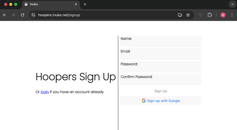 login