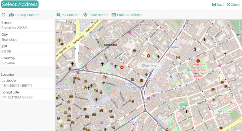Advanced addres lookup