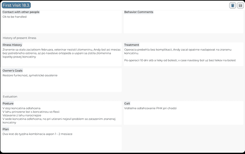 Intake form