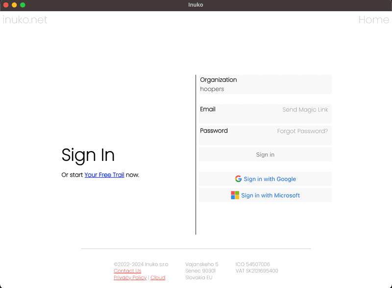 Login